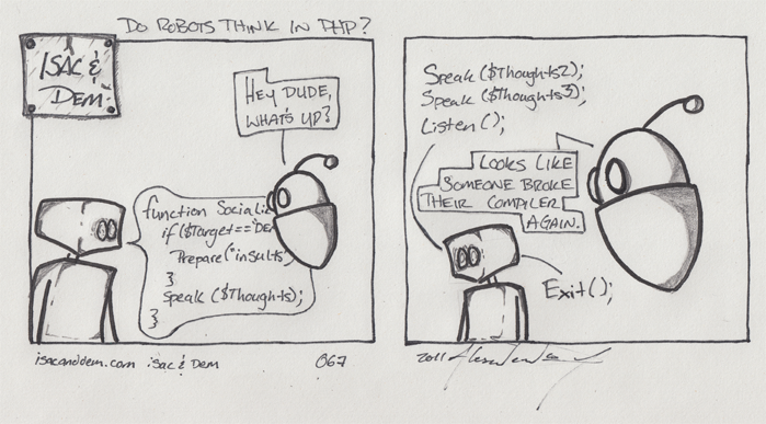 Do Robots Think In PHP?